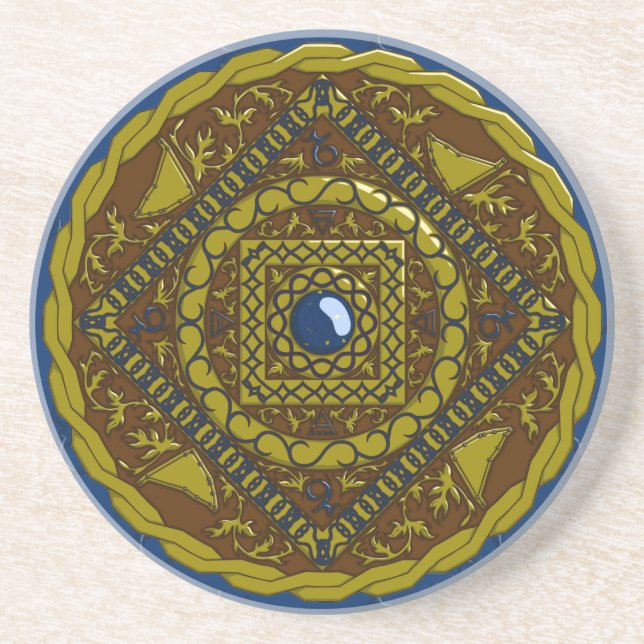Capricorn Mandala Underlägg (Framsidan)