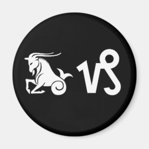 Capricorn med symbol magnet
