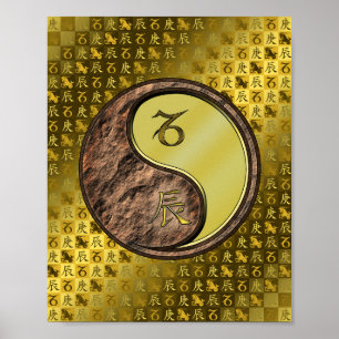 Capricorn & Metall Dragon Poster
