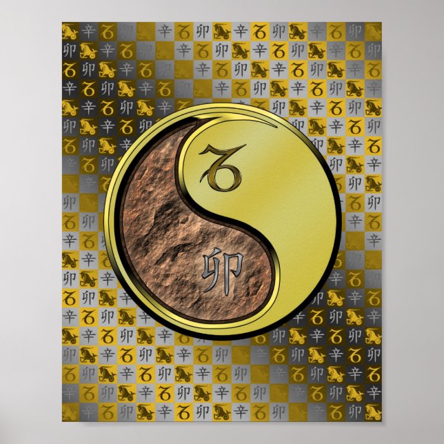 Capricorn & Metall Rabbit Poster (Framsidan)