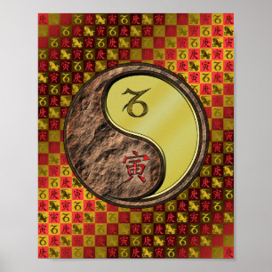 Capricorn & Metall Tiger Poster