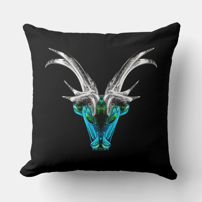 Capricorn – Minimalist Zodiac Decorative Pillow  Kudde (Framsida)