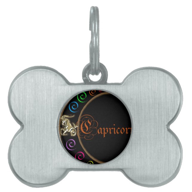 Capricorn Namnbricka Husdjur (Framsidan)