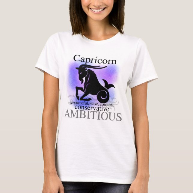 Capricorn om dig Tshirt Tröja (Framsida)