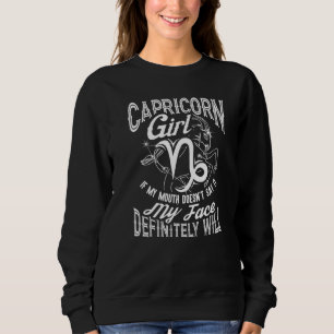 Capricorn om min mun inte säger min Ansikte-defini T Shirt