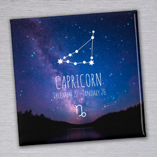 Capricorn Personlig Zodiac Constellation Magnet