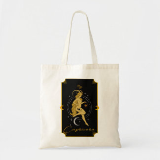 Capricorn Saucy Signs Astrological Tote Bag Tygkasse