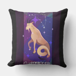Capricorn Sign Dekorativ kudde