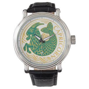 Capricorn Sign of the Zodiac Armbandsur