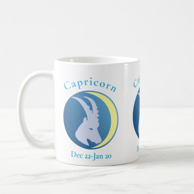 Capricorn Sign Thunder_Cove Kaffemugg (Vänster)