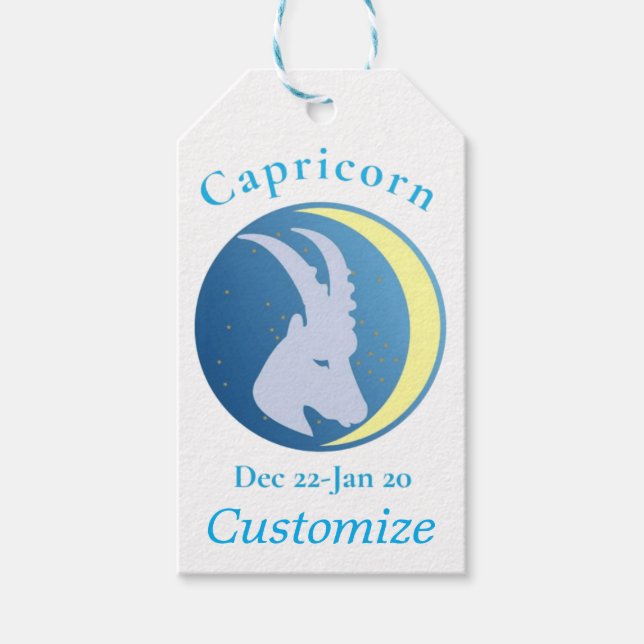 Capricorn Sign Thunder_Cove Presentetikett (Framsidan)