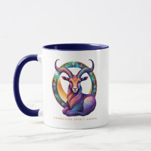 Capricorn Spirit Animal Moutain Goat Alebrije Mugg