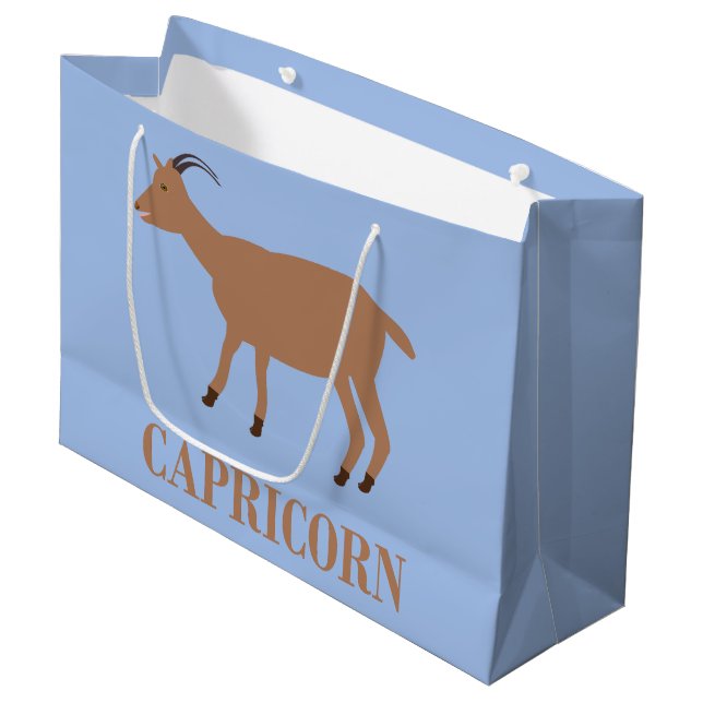 Capricorn Stjärntecken Goat (Framsidan Vinklad)