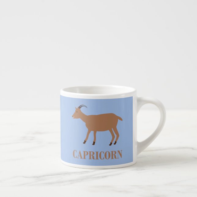Capricorn Stjärntecken Goat Espressomugg (Höger)