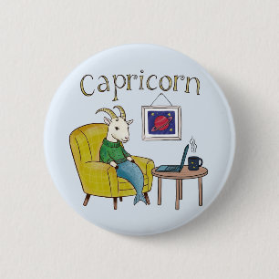 Capricorn stjärntecken Sea Goat zodiac star Knapp