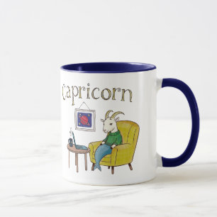 Capricorn stjärntecken Sea Goat zodiac star Mugg