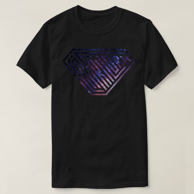 Capricorn SuperEmdriven Zodiac Cosmos T Shirt (Design framsida)