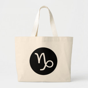 Capricorn Symbol Jumbo Tygkasse