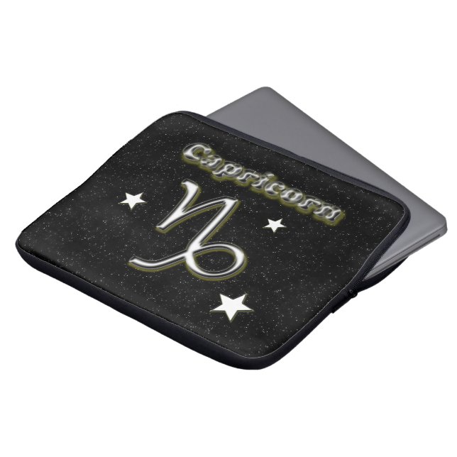 Capricorn-symbol Laptop Fodral (Framsida topp)