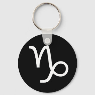 Capricorn Symbol Nyckelring