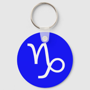 Capricorn Symbol Nyckelring