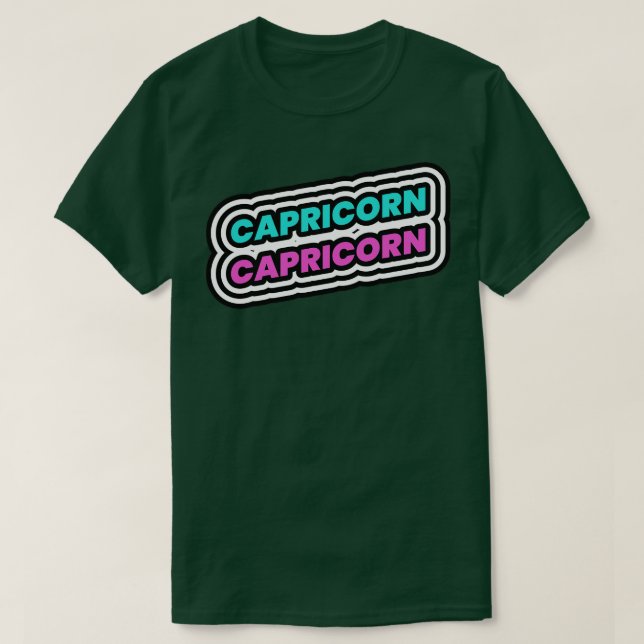 Capricorn T Shirt (Design framsida)