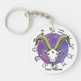 Capricorn & Taurus Acrylic Keychain
