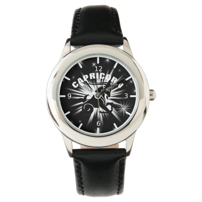 Capricorn-tecken Armbandsur (Framsida)