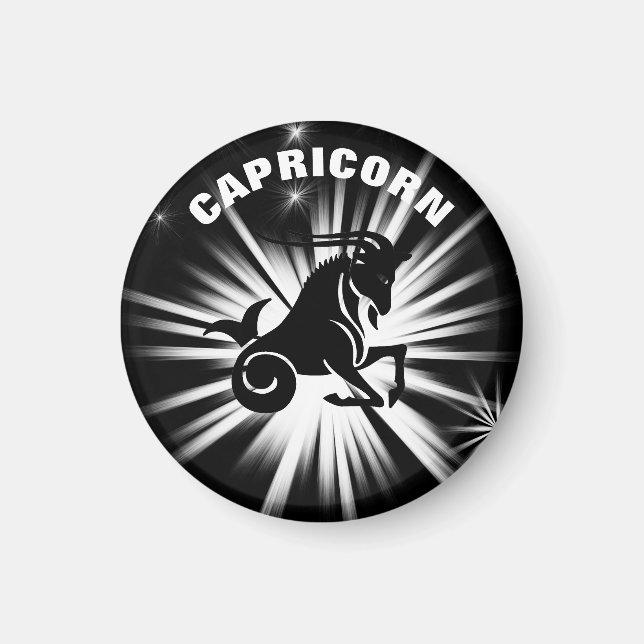 Capricorn-tecken Magnet (Framsidan)