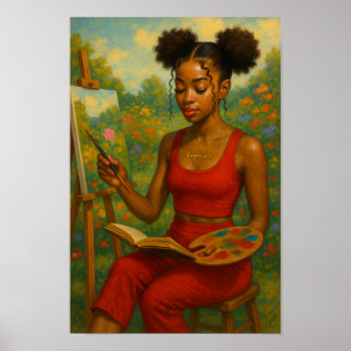 Capricorn the Talated Multitasker Woman Poster