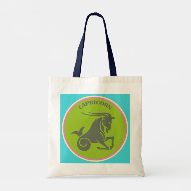 Capricorn Tote Bag Tygkasse (Baksida)