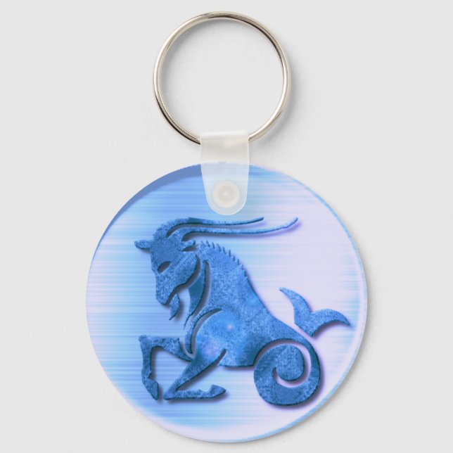 Capricorn Traits Keychain Nyckelring (Framsida)
