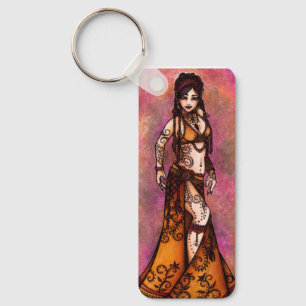 Capricorn Tribal Belly Dancer Nyckelring