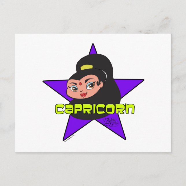 Capricorn-vykort Vykort (Framsida)