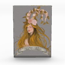 Capricorn Woman Fantasy Acrylic Wall Art