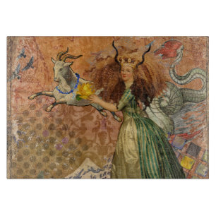 Capricorn Woman Goat Whimsical Roligt