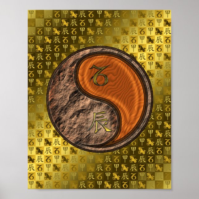 Capricorn & Wood Dragon Poster (Framsidan)