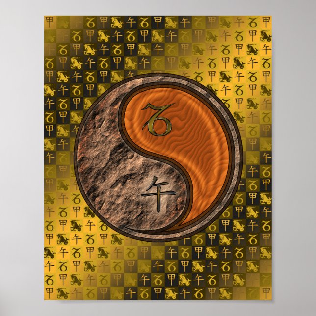 Capricorn & Wood Horse Poster (Framsidan)