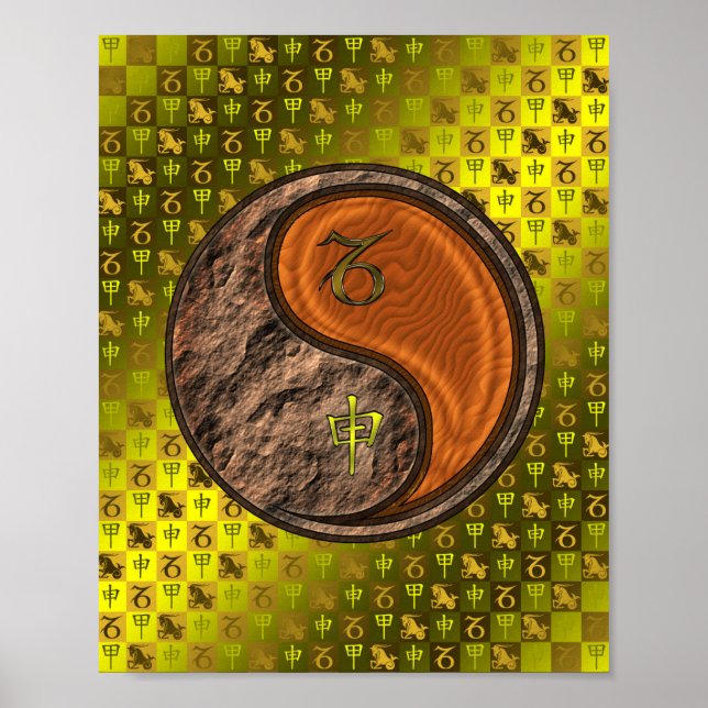 Capricorn & Wood Monkey Poster (Framsidan)