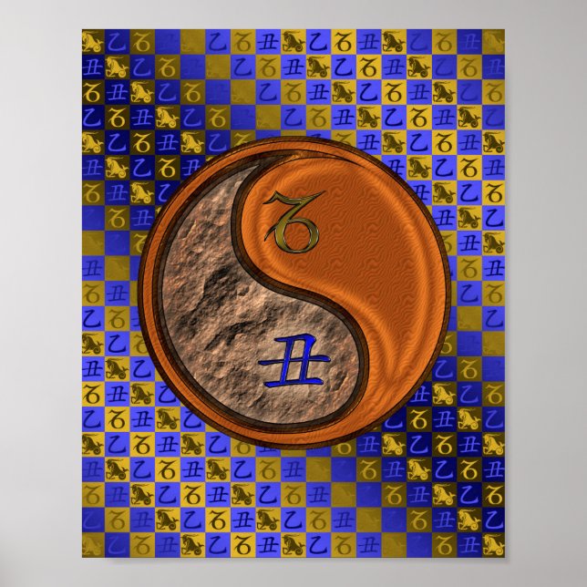 Capricorn & Wood Ox Poster (Framsidan)