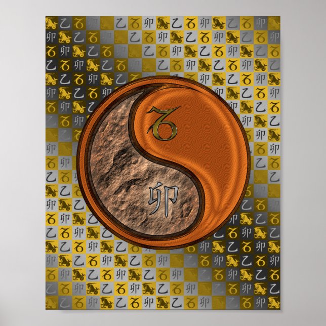 Capricorn & Wood Rabbit Poster (Framsidan)