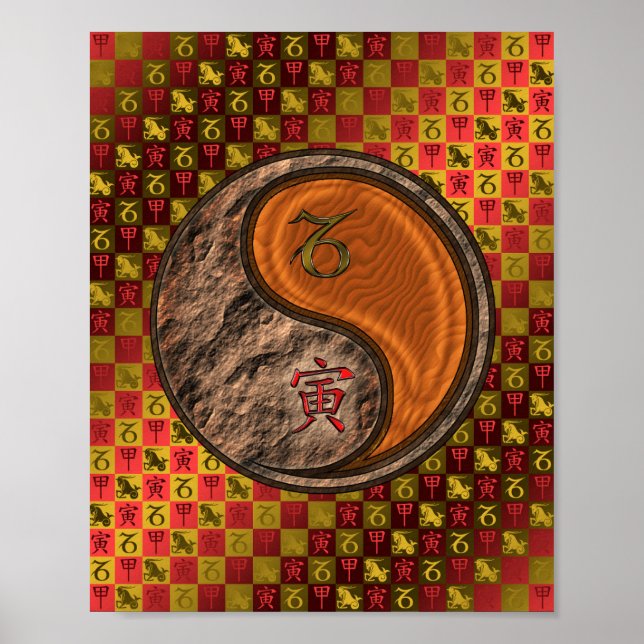 Capricorn & Wood Tiger Poster (Framsidan)