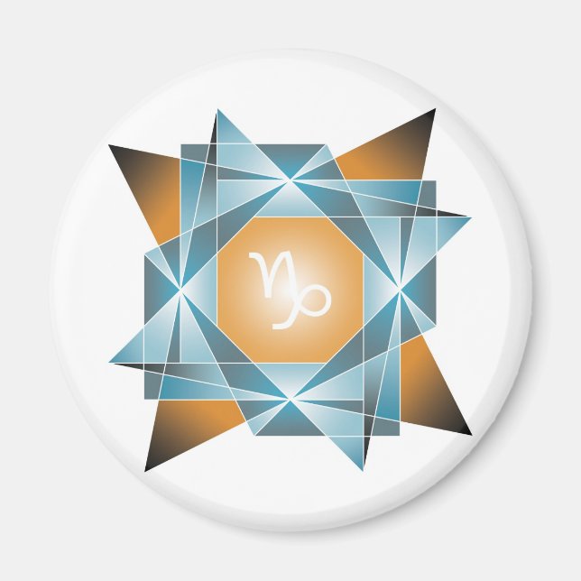 CAPRICORN YANTRA MAGNET (Framsidan)