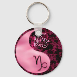 Capricorn Yin Yang Nyckelring