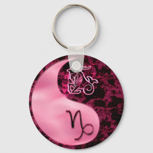 Capricorn Yin Yang Nyckelring