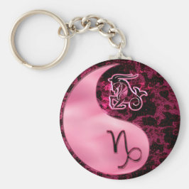Capricorn Yin Yang Nyckelring