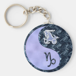 Capricorn Yin Yang Nyckelring