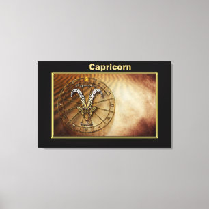Capricorn Zodiac Astrology-design Canvastryck