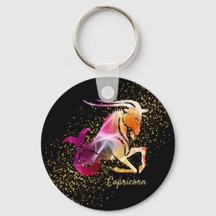 Capricorn ♑ - Zodiac Astrology Sign Nyckelring