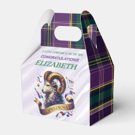 Capricorn Zodiac Baby Shower 4"w x 2.5"l x 5"h Presentaskar